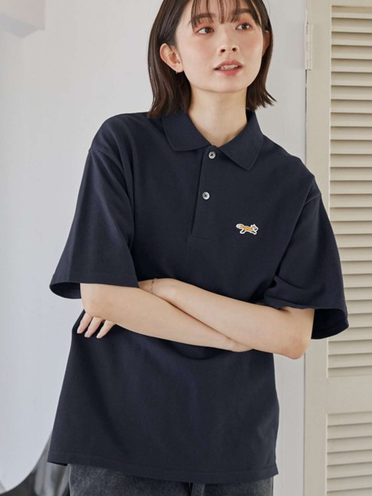 PENNEYS 刺繡小狐狸純棉polo上衣
