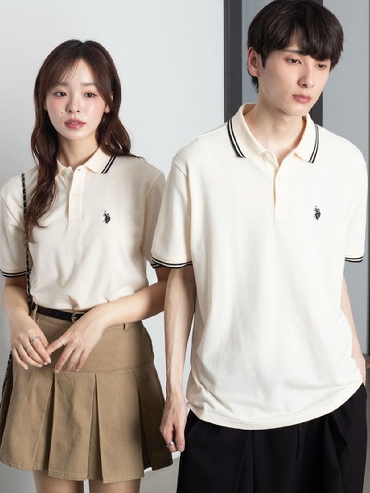 WEGO 條紋領口Polo衫
